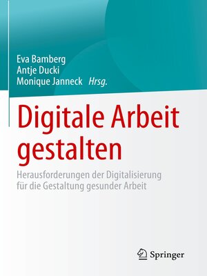 cover image of Digitale Arbeit gestalten